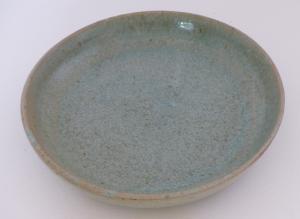 assiette céladon - grès émaillé